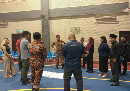 PEMERIKSAAN PENGESAHAN PERMIT OPERASI (OP) DI KOMPLEKS SUKAN KOMUNITI MUKAH
